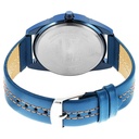 Sonata Blues Quartz Analog Two Toned Dial Metal Strap Watch for Men