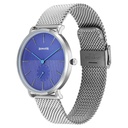 Sonata Ascent Quartz Analog Blue Dial Stainless Steel Strap Watch For Men