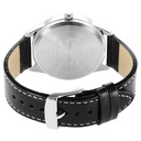 Sonata Force Quartz Analog Silver Dial Leather Strap Watch for Men