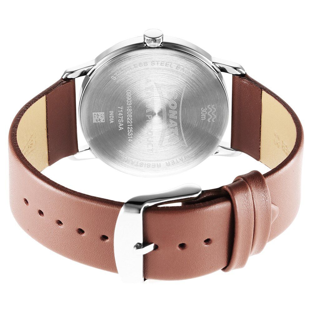 Sonata Sleek Green Dial Analog Watch for Men