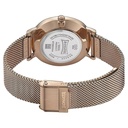 Sonata Quartz Analog White Dial Rose Gold Stainless Steel Strap Watch For Women