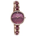 Sonata Wedding Edit Quartz Analog Maroon Dial Stainless Steel With Acetate Strap Watch For Women