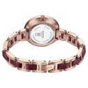 Sonata Wedding Edit Quartz Analog Maroon Dial Stainless Steel With Acetate Strap Watch For Women
