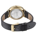 Sonata Quartz Analog Black Dial Black Leather Strap Watch For Women