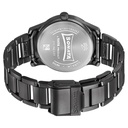 Sonata Women of Steel Black Dial Stainless Steel Strap Watch for Women