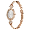 Sonata Blush Silver Dial Women Watch With Metal Strap