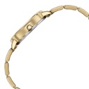 Sonata Quartz Analog Black Dial Golden Stainless Steel Strap Watch For Women
