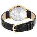 Sonata Classic Gold White Dial Leather Strap Watch for Women