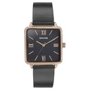 Sonata Quartz Analog Black Dial Black Leather Strap Watch For Women