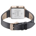 Sonata Quartz Analog Black Dial Black Leather Strap Watch For Women