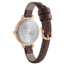 Sonata Unveil Quartz Multifunction Leather Strap Watch for Women
