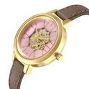 Sonata Unveil Quartz Multifunction Leather Strap Watch for Women