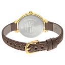 Sonata Unveil Quartz Multifunction Leather Strap Watch for Women