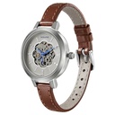 Sonata Unveil Quartz Multifunction Leather Strap Watch for Women