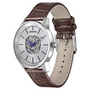 Sonata Quartz Multifunction Silver Dial Leather Strap Watch for Men