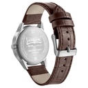 Sonata Quartz Multifunction Silver Dial Leather Strap Watch for Men