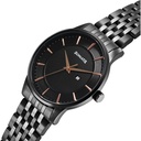 Sonata Wedding Quartz Analog Black Dial Stainless Steel Strap Watch For Men