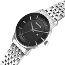 Sonata Wedding Quartz Analog Black Dial Stainless Steel Strap Watch For Men