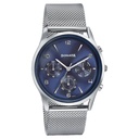Sonata Wedding Edit Quartz Multifunction Blue Dial Stainless Steel Strap Watch For Men