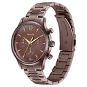 Sonata Wedding Edit Quartz Multifunction Brown Dial Stainless Steel Strap Watch For Men