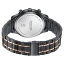 Sonata Wedding Edit Quartz Multifunction Black Dial Stainless Steel Strap Watch For Men