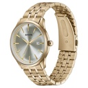 Sonata Wedding Edit Quartz Analog with Date Golden Dial Stainless Steel Strap Watch For Men