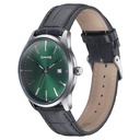 Sonata Wedding Edit Quartz Analog with Date Green Dial Leather Strap Watch For Men