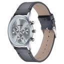 Sonata Wedding Edit Quartz Multifunction Silver Dial Leather Strap Watch For Men