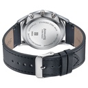 Sonata Wedding Edit Quartz Multifunction Silver Dial Leather Strap Watch For Men
