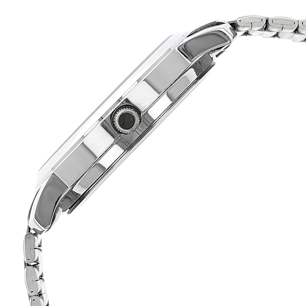 Sonata Quartz Analog White Dial Stainless Steel Strap Watch for Men