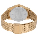 Sonata Essentials Quartz Analog Champagne Dial Golden Stainless Steel Strap Watch For Men