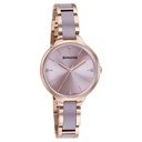 Sonata Wedding Edit Quartz Analog Pink Dial Stainless Steel With Acetate Strap Watch For Women