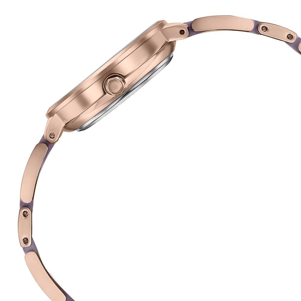 Sonata Wedding Edit Quartz Analog Pink Dial Stainless Steel With Acetate Strap Watch For Women