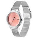Sonata Linnea Pink Dial Women Watch With Stainless Steel Strap
