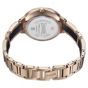 Sonata Quartz Analog Black Dial Two Toned Stainless Steel Strap Watch For Women