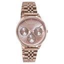 Sonata Wedding Edit Quartz Multifunction Pink Dial Stainless Steel Strap Watch For Women