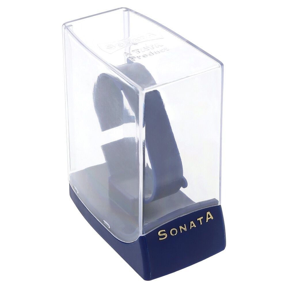 Sonata Quartz Analog White Dial Metal Strap Watch for Women