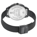 Sonata Wedding Bling Quartz Analog Black Dial Black Stainless Steel Strap Watch for Women