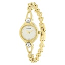 Sonata Quartz Analog Champagne Dial Metal Strap Watch for Women