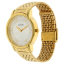 Sonata Quartz Analog Silver Dial Stainless Steel Strap Watch for Men