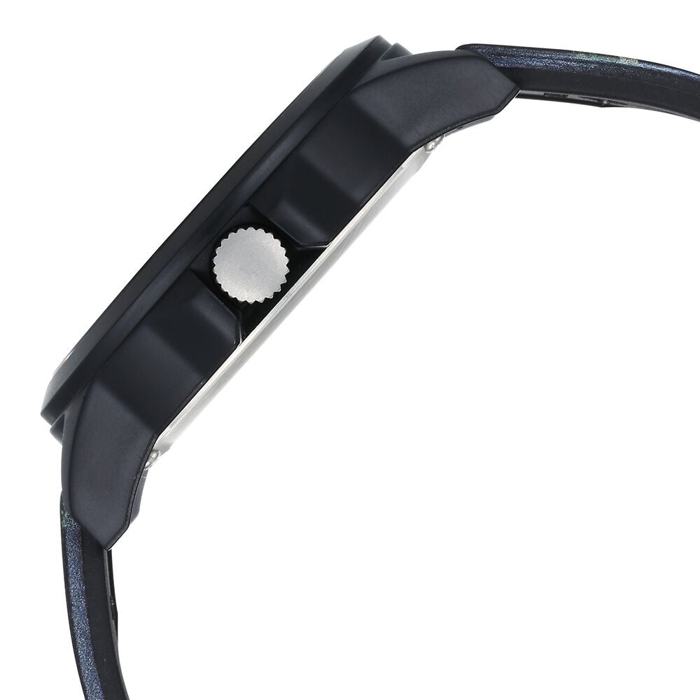 Fastrack Tees Urbanique Quartz Analog Black Dial Silicon Strap Watch For Unisex