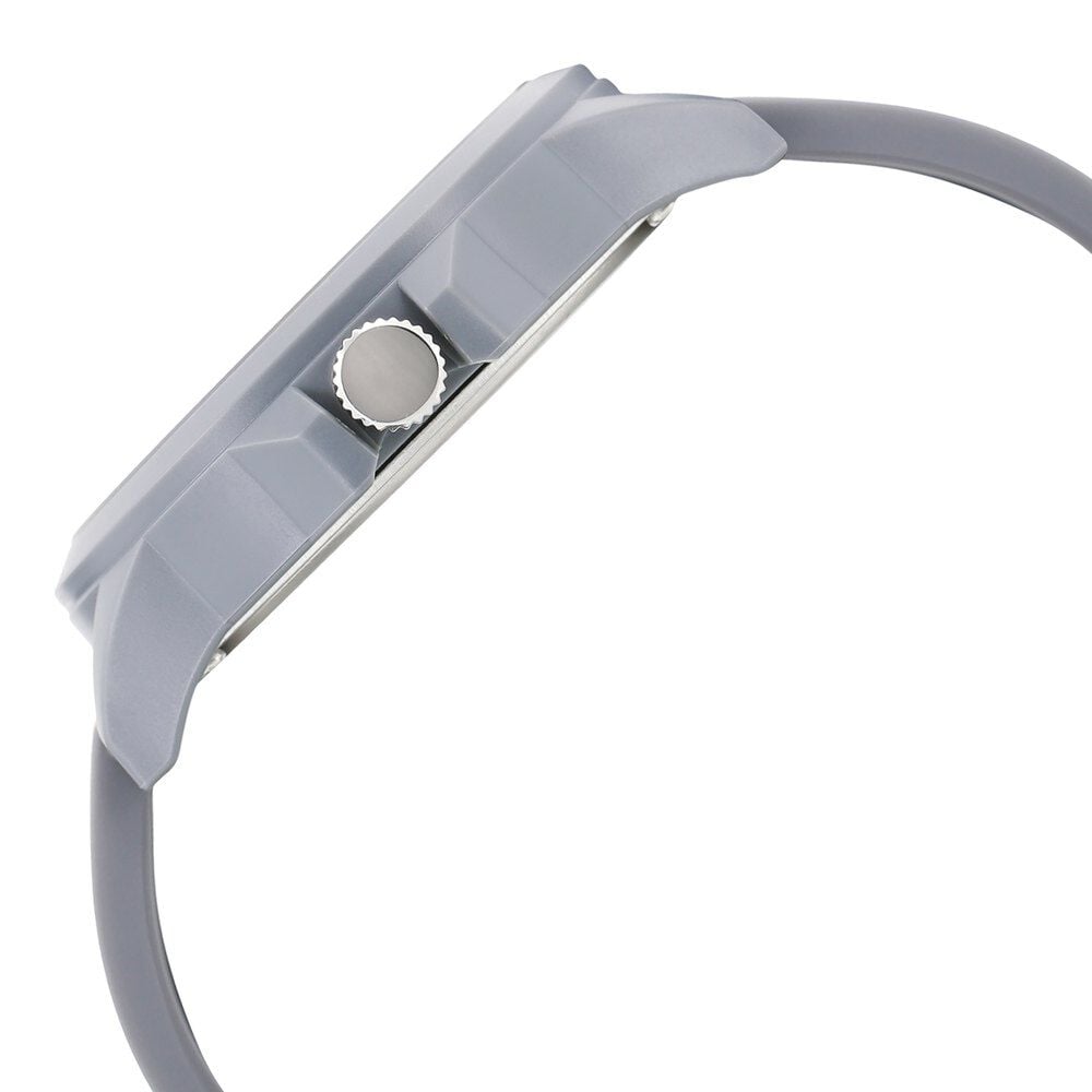 Fastrack The Minimalists Quartz Analog Grey Dial Silicone Strap Unisex Watch