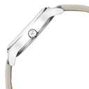 Fastrack Stunners Quartz Analog White Dial Leather Strap Watch for Girls