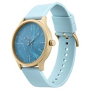 Fastrack Topicals Quartz Analog Blue Dial Silicone Strap Unisex Watch