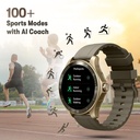 Fastrack Rogue with 3.5 CM UltraVU HD Display Sporty Smartwatch Functional Crown with AI Coach and Auto Multisport Recognition