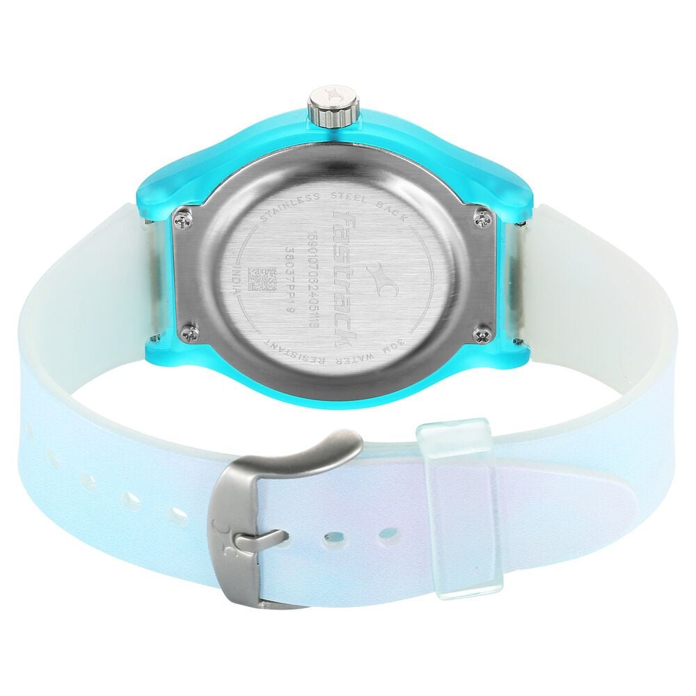 Fastrack Tees Urbanique Quartz Analog Multicoloured Dial Silicon Strap Watch For Girls