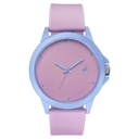 Fastrack Tees Quartz Analog Pink Dial Silicone Strap Unisex Watch