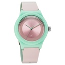 Fastrack Tees Urbanique Quartz Analog Pink Dial PU Strap watch For Girls