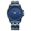 Fastrack Pulse Quartz Analog Blue Round Dial Blue Stainless Steel Strap Watch For Guys