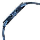Fastrack Pulse Quartz Analog Blue Round Dial Blue Stainless Steel Strap Watch For Guys